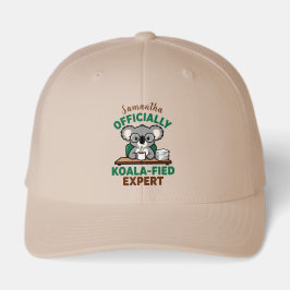 Officially Koala-fied Expert Funny Coffee Pun Truckerkappe