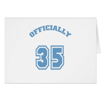 Officiellement 35