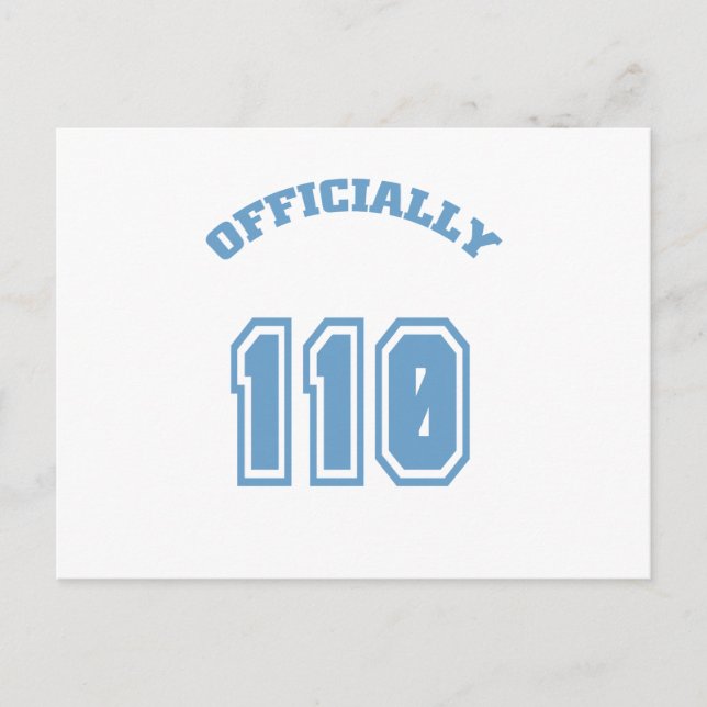 Offiziell 110 postkarte (Vorderseite)