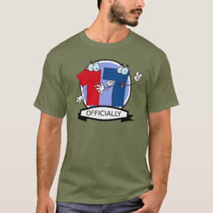 Offiziell 17 Geburtstagsbanner T-Shirt
