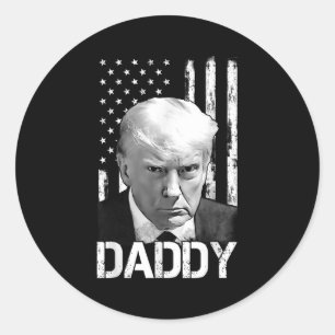 Offiziell 2025 Trump Daddy _2 Runder Aufkleber