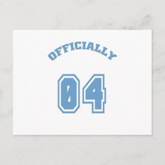 Offiziell 4 postkarte