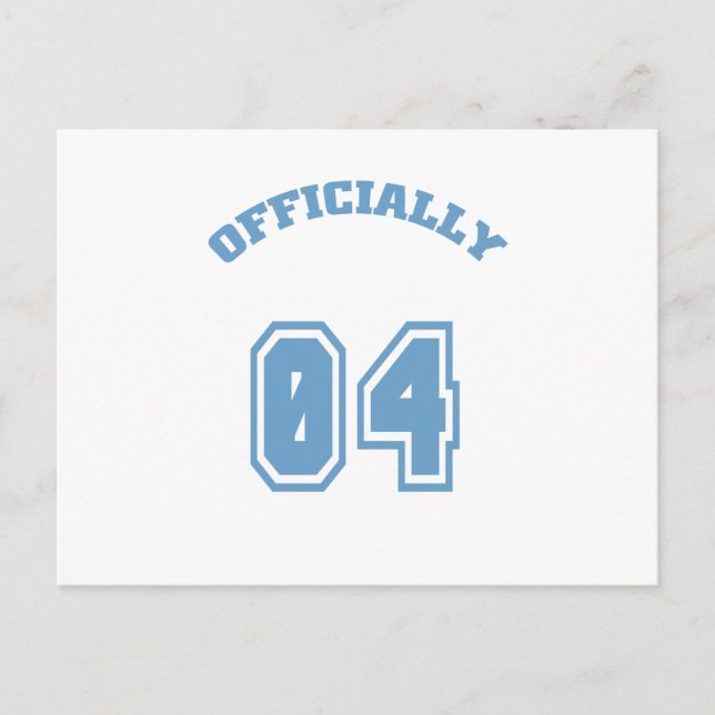 Offiziell 4 postkarte (Vorderseite)