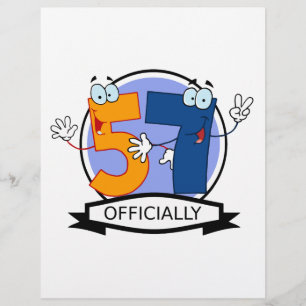 Offiziell 57 Geburtstagsbanner
