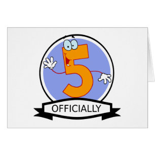 Offiziell 5 Geburtstagsbanner