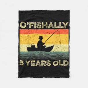 Offiziell 5 Jahre altes Shirt 5. Geburtstag Vintag Fleecedecke