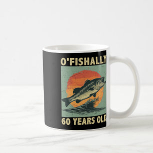 Offiziell 60 Jahre alt 1965 Angeln Fischer 60. Kaffeetasse