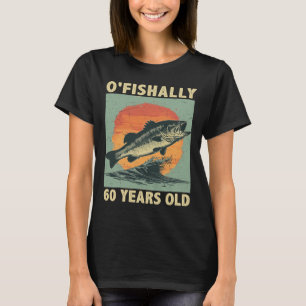 Offiziell 60 Jahre alt 1965 Angeln Fischer 60. T-Shirt