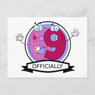 Offiziell 69 Geburtstagsbanner Postkarte