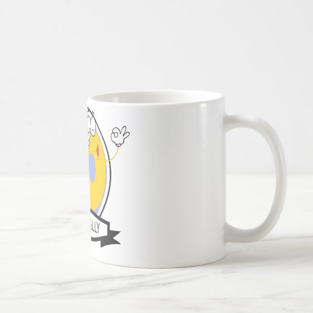 Offiziell 70 Geburtstags-Fahne Kaffeetasse (Rechts)