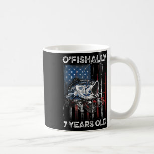 Offiziell 7 Jahre altes Shirt 7. Geburtstag Angeln Kaffeetasse