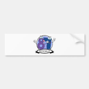 Offiziell 87 Geburtstagsbanner Autoaufkleber