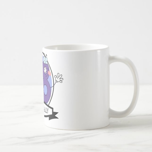 Offiziell 98 Geburtstagsbanner. Kaffeetasse (Rechts)