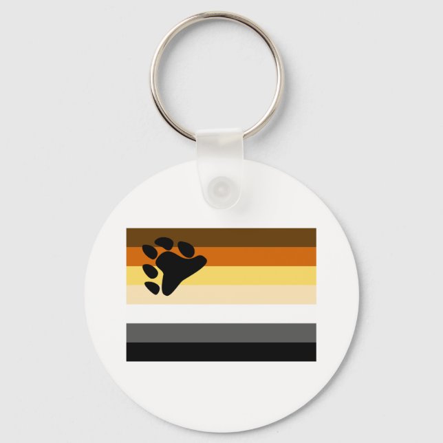 OFFIZIELL BEAR PRIDE FLAG SCHLÜSSELANHÄNGER (Vorderseite)