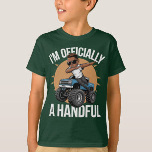 Offiziell bin ich ein handlicher Red Truck Dabbing T-Shirt