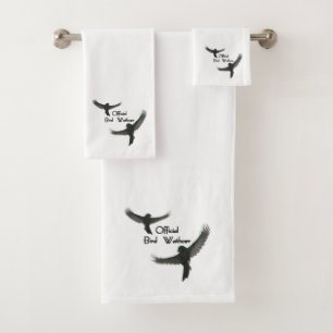 Offiziell Bird Watcher Badhandtuch Set