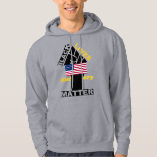 Offiziell Black Lives Materie USA Flaggensammlung  Hoodie