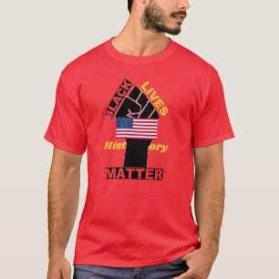 Offiziell Black Lives Materie USA Flaggensammlung  T-Shirt
