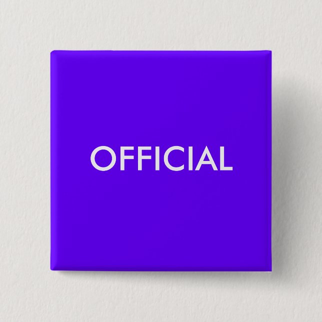 OFFIZIELL BUTTON (Vorderseite)