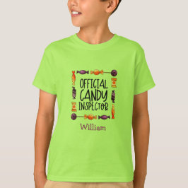 Offiziell Candy Inspector Halloween T-Shirt
