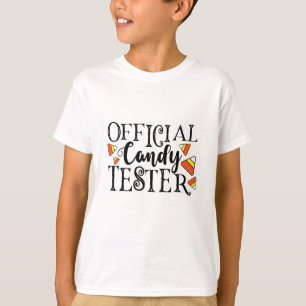 Offiziell Candy Tester Niedlich Halloween Funny T-Shirt