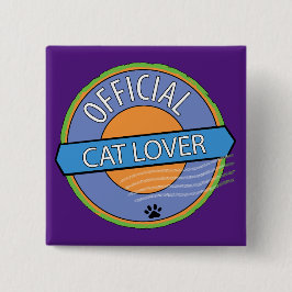 Offiziell Cat Lover Button