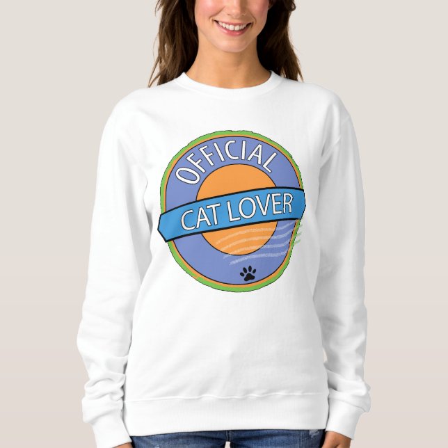 Offiziell Cat Lover Sweatshirt (Vorderseite)