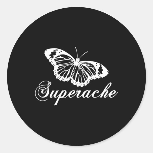 Offiziell Conan Gray Superache Butterfly Runder Aufkleber (Vorderseite)