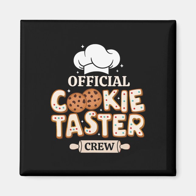 Offiziell Cookie Taster Crew Gewitterbackteam Fami Magnet (Vorne)