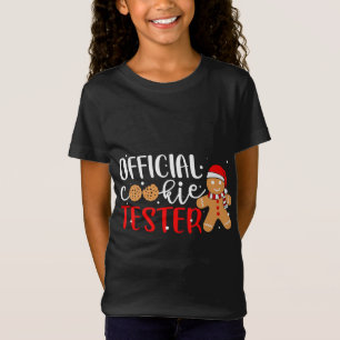 Offiziell Cookie Tester Gingerbread Mann Weihnacht T-Shirt