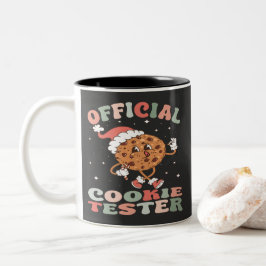 Offiziell Cookie Tester Retro Zweifarbige Tasse