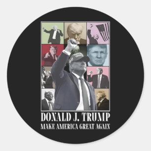 Offiziell - Donald Trump Eras Runder Aufkleber