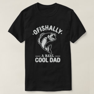 Offiziell ein cooler Vater, lustiger Angler T-Shirt