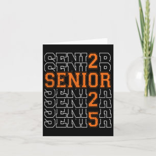 Offiziell ein Senior 2025 mein letzter erster Tag Karte
