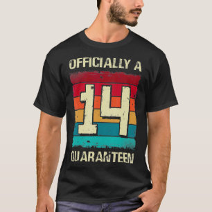 Offiziell ein vierzehnter Teen 14 Geburtstag in Qu T-Shirt