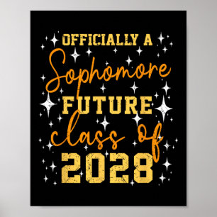 Offiziell ein zweites Studienjahr Future Cl von 20 Poster