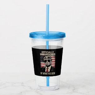 Offiziell entlastet von dem, was Trump 47 gewesen Acryltrinkbecher