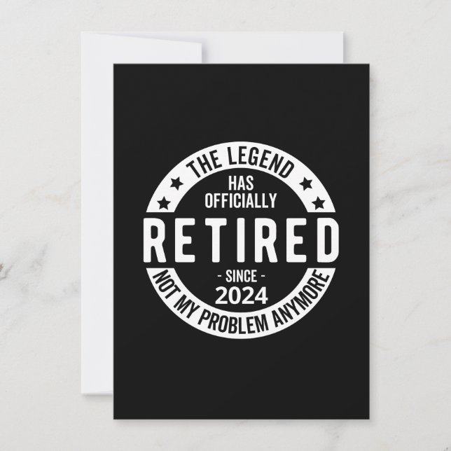 Offiziell erschöpft 2024 einladung (Vorderseite)