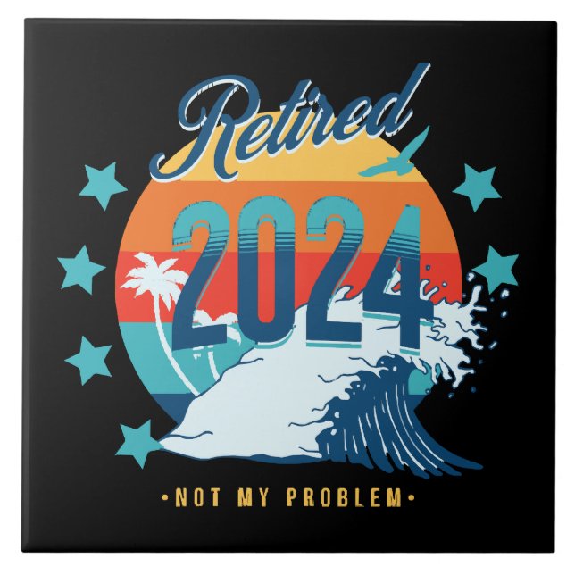 Offiziell erschöpft 2024 fliese (Vorderseite)