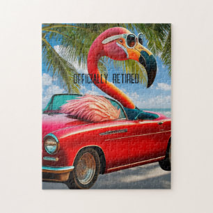 Offiziell erschöpft Flamingo & Convertible am Stra