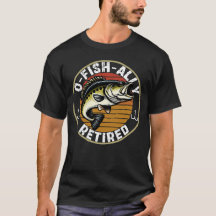 Offiziell erschöpfte Funny Retirement Fisherman Gi