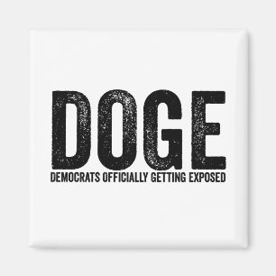 Offiziell exponierte Demokraten Magnet