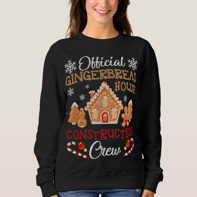 Offiziell Gingerbrei House Construction Crew Ginge Sweatshirt (Vorderseite)