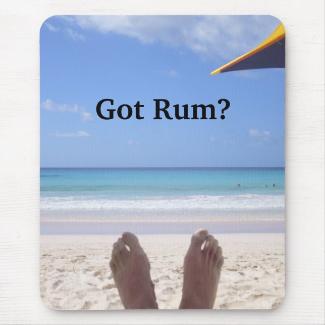 Offiziell "got Rum?" Tropisches Mousepad (Vorne)