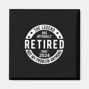 offiziell im Ruhestand 2024 Magnet
