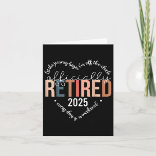 Offiziell Im Ruhestand 2025 Herz-Shirt Für Frauen Karte