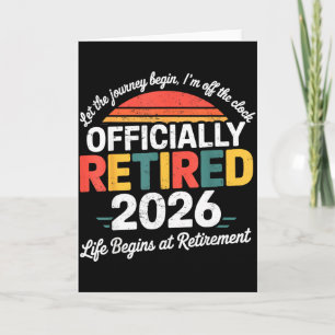 Offiziell Im Ruhestand 2026 Shirt Ruhestand 2026 F Karte