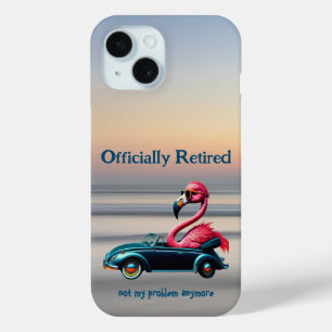 Offiziell im Ruhestand befindlicher Rosa Flamingo  Case-Mate iPhone Hülle