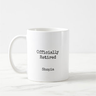 Offiziell Im Ruhestand Personalisiert Kaffeetasse