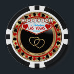 Offiziell in Las Vegas Pokerchips<br><div class="desc">Poker Chip im Casino-Stil. Offiziell verheiratet in Las Vegas bereit für Sie zu personalisieren. Das Gastgeschenk ist in Rot, Gold und Schwarz gehalten und ist für das Ehepaar oder Ihren Gast bestimmt. ✔ Hinweis: Nicht alle Vorlagenbereiche müssen geändert werden. 📌 Wenn Sie weitere Anpassungen benötigen, klicken Sie bitte auf den...</div>